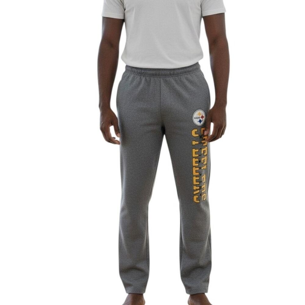 NFL Team Apparel Pittsburg Steelers Men's Sleepwear, Gray, Sz M, New with Tags